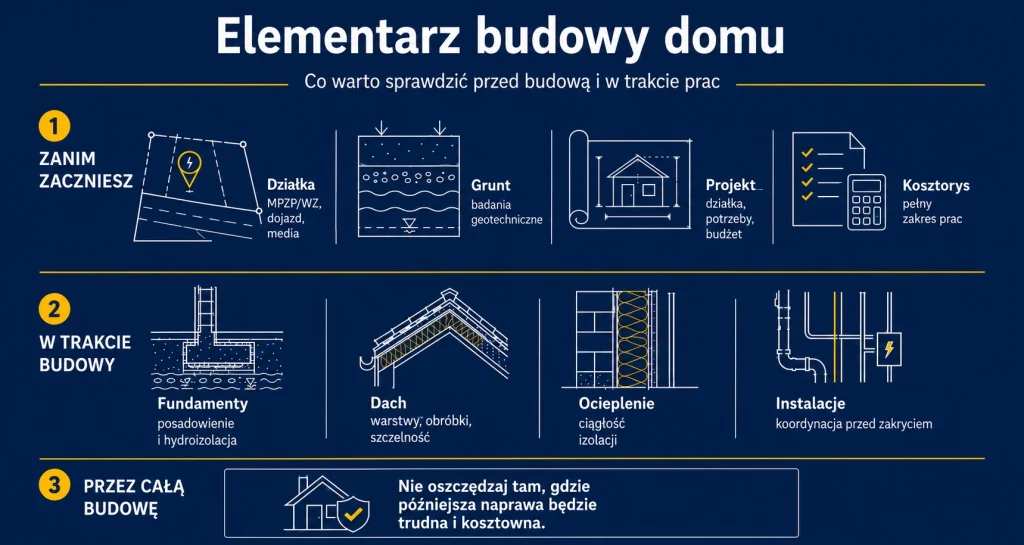 Co warto sprawdzić przed budową domu?